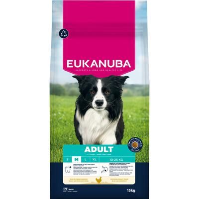 2x15kg Chicken Medium Breed Adult Premium Nutrition Eukanuba Dry Dog Food