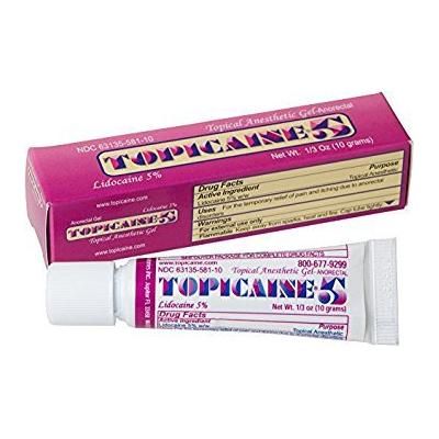 Topicaine Topical Pain Relief 5% Strength Lidocaine Topical Gel 10 Gram (887530_EA)
