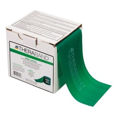 TheraBand Non-Latex Exercise Resistance Band Green 4 Inch X 25 Yard Heavy Resistance (478712_EA)