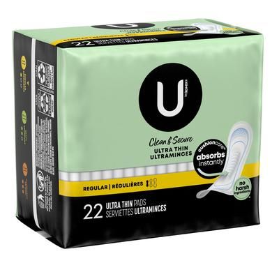 U by Kotex Feminine Pad Ultra Thin Regular Absorbency (1094708_CS)
