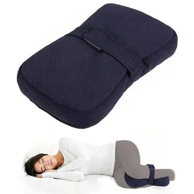Oreiller latéral ergonomique pour genoux, 1 pièce, pour dormeurs latéraux, dos, jambes, articulations des hanches, grossesse, soulagement de la névralgie sciatique