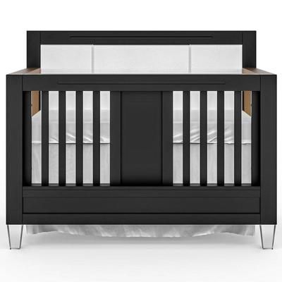 Romina Furniture Millenario Convertible Crib (Tufted)