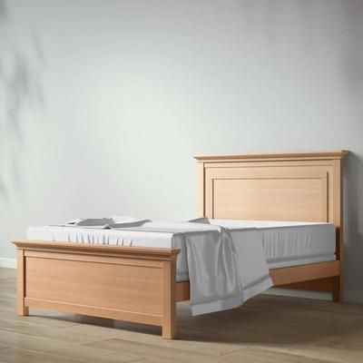 Romina Furniture Karisma Full Bed (Solid Panel)