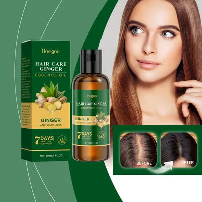 Natural Ginger Essence Hair Serum Repairing Nourish Damaged Hair Roots Dense Essence Oil Anti-Hair Loss Treatment Hair ScalpCare