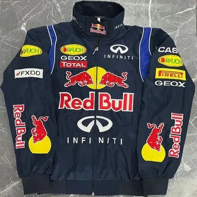 Red Bull Men's Team Uniform, F1 Exquisite Jacket, Embroidered Motorcycle Suit, Women's Casual Jacket, New Year Series