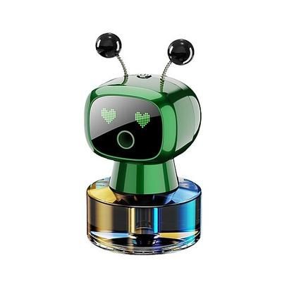 deodorante per auto intelligente robot con ricarica USB, design con quattro impostazioni di intensità della fragranza, accessorio ideale per auto e regalo perfetto