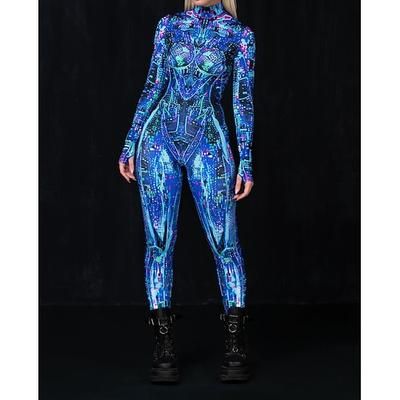 Costume di Carnevale Tuta Intera Costumi zentai con motivi Costume Cosplay Body Stampa Costume Sexy Halloween Per uomo Per donna Ragazzi Costume per Feste Performance Mascherata Bambini Adulti