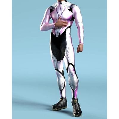 Costume di Carnevale Tuta Intera Costumi zentai con motivi Costume Cosplay Body Stampa Costume Sexy Halloween Per uomo Per donna Costume per Feste Performance Mascherata Adulti