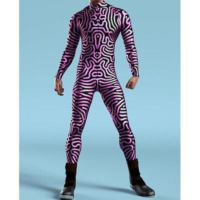 Costume di Carnevale Tuta Intera Costumi zentai con motivi Costume Cosplay Body Stampa Costume Sexy Halloween Per uomo Per donna Costume per Feste Performance Mascherata Adulti