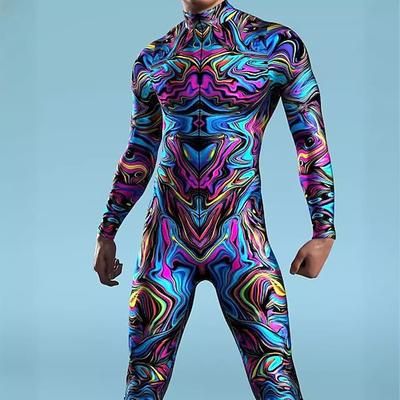 Costume di Carnevale Tuta Intera Costumi zentai con motivi Costume Cosplay Body Stampa Costume Sexy Halloween Per uomo Per donna Ragazzi Costume per Feste Performance Mascherata Bambini Adulti