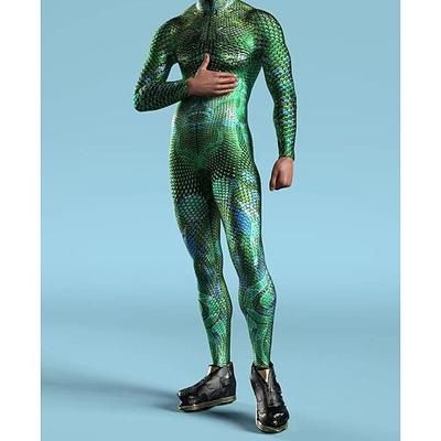 Costume di Carnevale Tuta Intera Costumi zentai con motivi Costume Cosplay Body Stampa Costume Sexy Halloween Per uomo Per donna Costume per Feste Performance Mascherata Adulti