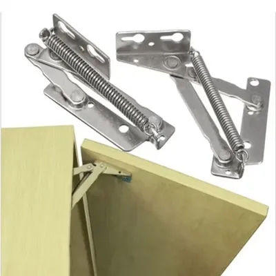 2pc/set Furniture Hinges 80 Degree Sprung Mechanism Lazy Sofa Lift Support Kitchen Cupboard Folding Connection Door Hardware