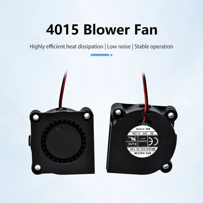 4015 Ball Bearing Fan 24V 9500RPM for Elegoo Neptune 4/4Pro Extruder Cooling Fan High Speed NP4 N4P Blower Fan 3D Printer Part