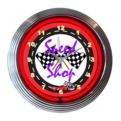 Neonetics 15-Inch Speed Shop Neon Clock