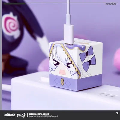 [Genuine] miHoYo Game Honkai Impact 3rd German Cube Theresa Type-C Fast Charging Head 35W Cartoon Charger Cosplay Halloween Gift