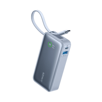 Anker Nano Power Bank (30W, Built-In USB-C Cable)