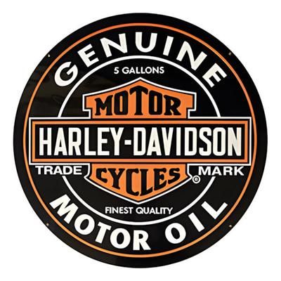 PERGL Harley Davidson Motor Oil 36-Inch Metal Sign