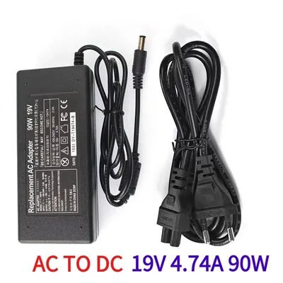 AC-DC 19V 4.74A 90W AC Laptop Power Adapter Charger For ASUS Toshiba/Lenovo Adapter A46C X43B A8J K52 U1 U3 S5 W3 W7 Z3 Notebook
