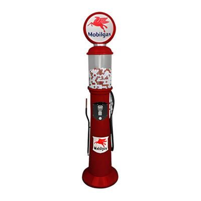 Roadside Relics Mobilgas Retro Gas Pump Replica Tall Gravity Feed Gumball Machine