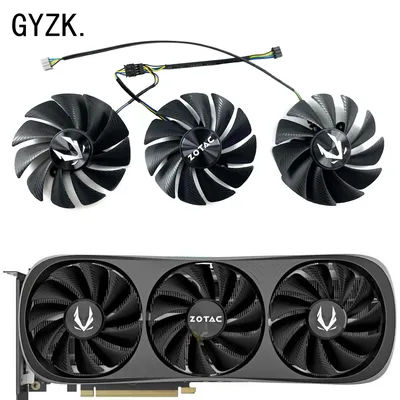 GA92S2U For ZOTAC RTX4070 4070S 4070ti 4070tiS 4080 TRINITY Graphics Card Replacement Fan