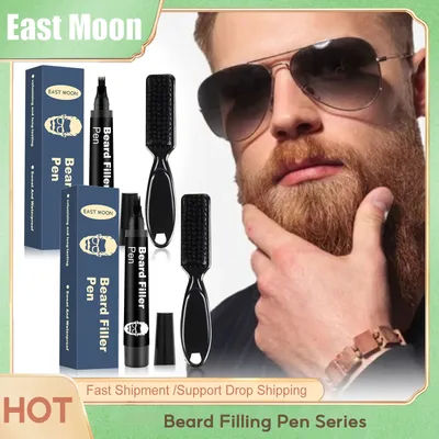 Beard Filling Pen Series Waterproof Non Irritating Lasting Repair Daily Dyeing Keep Shaping Portable Man Moustache Coloring Pens