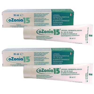 Ozonia 15® Lipogel all'Olio Ozonizzato Set da 2 2x35 ml Gel