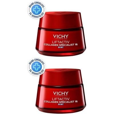 Vichy Liftactiv Collagen Specialist 16 Crema Notte: Corregge segni del