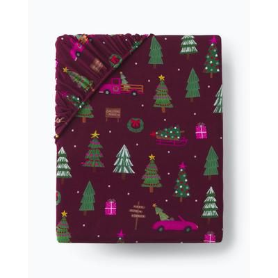 Cranberry Tree Traffic Fitted Crib Sheet - Standard