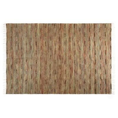 Tappeto rettangolare multicolore in juta e cotone 230x160 cm