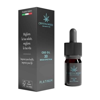 Crystalweed - Olio di CBD 30% Broad spectrum 10 ml