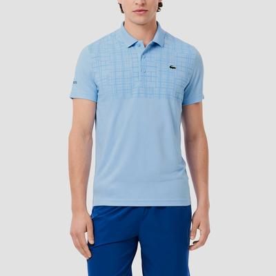 Lacoste Novak Djokovic Fan Polo Men's Tennis Apparel Light Blue