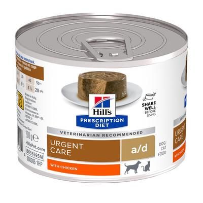 24x200g Chicken Urgent Care Feline a/d Prescription Diet Hill's Wet Cat Food
