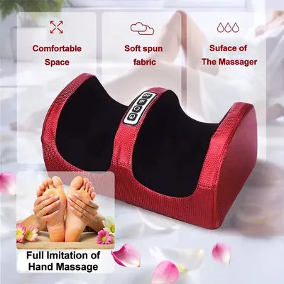 Smart Electric Heated Foot Massager Calf Massage Deep Tissue Kneading Device Hot Compress Leg Feet Muscle Relax Relieve Fatigue
