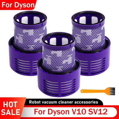 For Dyson V10 Filter Hepa Accessories Robot Vacuum Cleaner SV12 Washable Post-Filter Replacement Cleaning HEPA Spare Parts