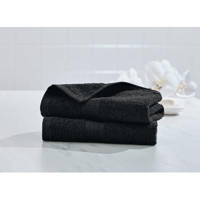 BH Studio 2-Pc. Hand Towel Set by BrylaneHome in Black