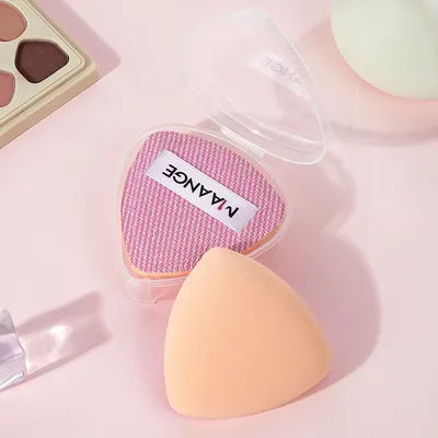 MAANGE 1pc Soft Foundation Sponge Puff High Density Bouncy for More Flawless Makeup Wet Dry Available Liquid Cream Makeup Tools