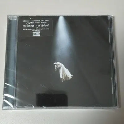 Pop Ariana Grande Music CD Eternal Sunshine Deluxe Brighter Days Ahead Album Yes and Music Record Walkman Soundtrack Box