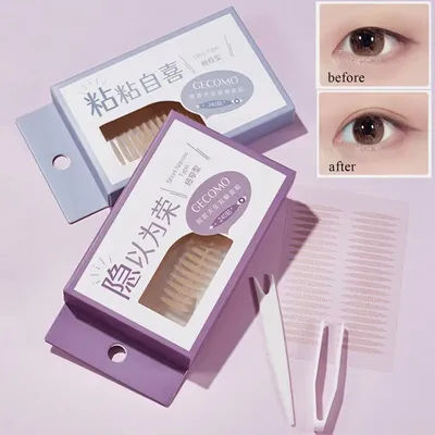 240pcs Invisible Eyelid Tape Natural Paste Long Lasting Double-Fold Self-Adhesive Sticker For Monolids Hooded Puffy Eyes