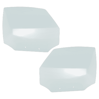 JC Whitney Door Glass, Rear, Driver & Passenger Side, 1-year unlimited-mileage warranty SET-JRF48130003