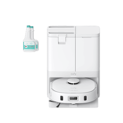 eufy X10 Pro Omni White with 2 Bottles of Floor Cleaning Solution
