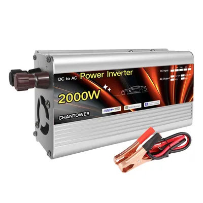 Inverter 12v 220v Solar Inverter 500W 1000W 1500W 2000W Portable Voltage Transformer Auto Charger Converter Car Power Inverter