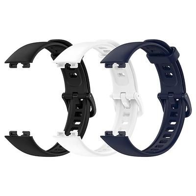 Confezione da 6/3 cinturini per smartwatch compatibili con Huawei Band 10, Huawei Band 9, Huawei Band 8, cinturino sportivo regolabile con chiusura classica, cinturino di ricambio per Huawei Band 10 /