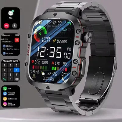 Ola Esporte 2025 Nuovo Militare SmartWatch Uomini IP68 5ATM Sport All'aria Aperta Fitness Tracker Monitor di Salute 1.81 Pollici BT Chiamata Smartwatch