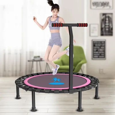 Trampoline for Home Use, Children's Indoor Jumping Bed, Home Exercise Trampoline, Adult Bouncing Bed, Fitness Trampoline