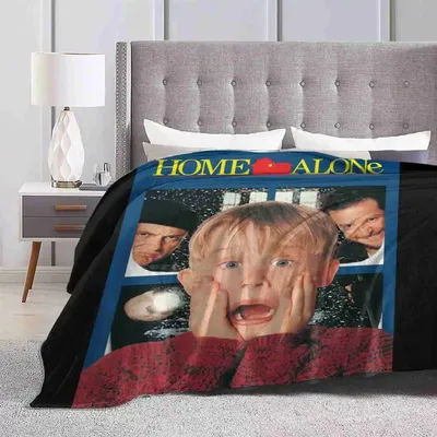 Home Alone All Sizes Soft Cover Blanket Home Decor Bedding Home Alone 90S Movie Kevin Macaulay Culkin Retro Nostalgic Joe Pesci