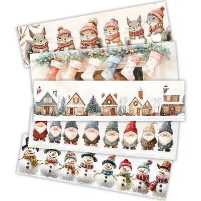 32pcs, Retro Christmas Bookmark, Back to School Season, Christmas, Halloween, Suitable for Teachers, Readers, and Birthdays.