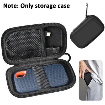 Storage Bag for SanDisk Extreme Portable SSD (1TB/2TB/500GB/4TB) – Compatible with SDSSDE60, SDSSDE61, SDSSDE81, SDSSDE30