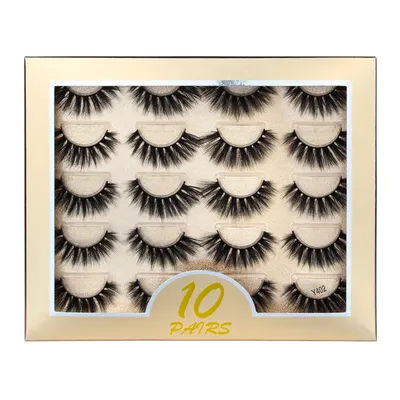 YSDO Eyelashes 3/5/10 Pairs Makeup Wispy 3D Mink Lashes Natural Long False Eyelashes Thick Fake Lashes Maquiagem strip Faux Cils