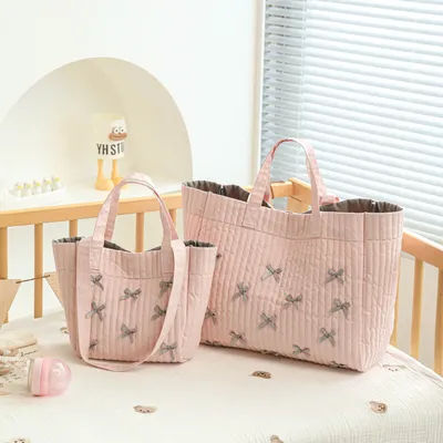 Large Capacity Mommy Bag, Lightweight Messenger Bag, Fashionable Multifunctional Handheld & Shoulder Diaper Bag For Outings