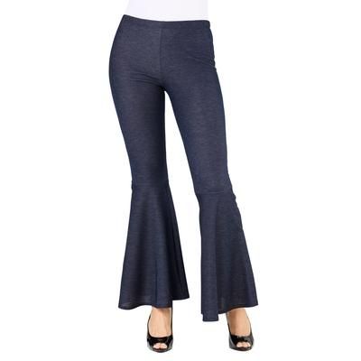 Pantalon pattes d’éléphant "Jean" pour femme, bleu